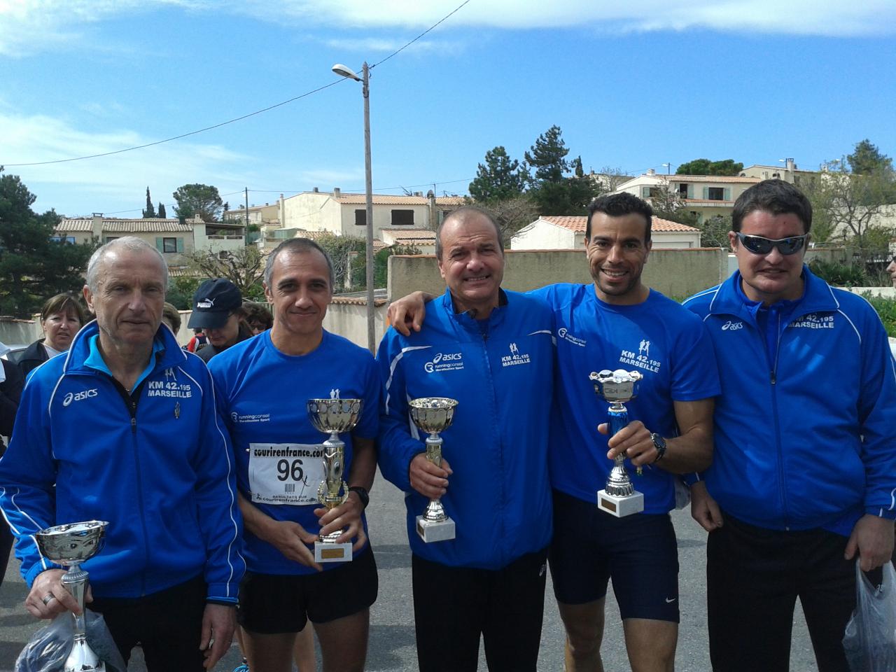 LES 4  PODIUMS AU CROSS DE L'ETOILE 2013