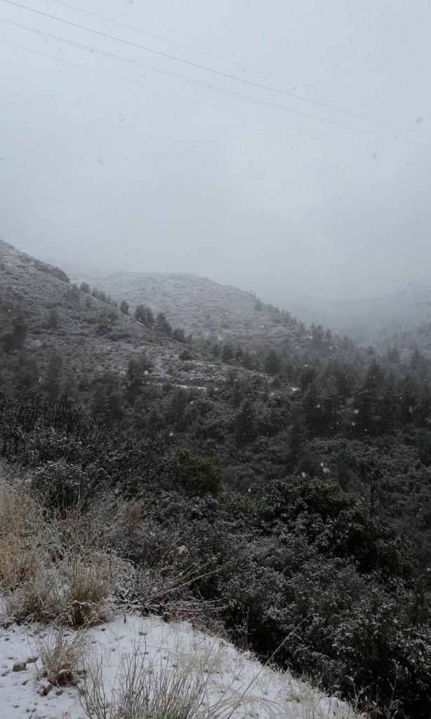 Neige a la barrase 2/12/2017