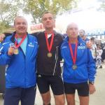 Marathon Montpellier 2012 : Christian G, Laurent et Christian A