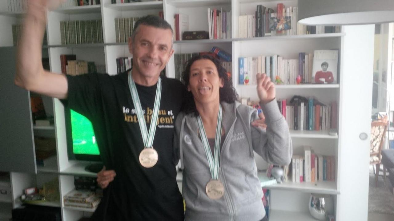 La 1ére médaille de Delphine