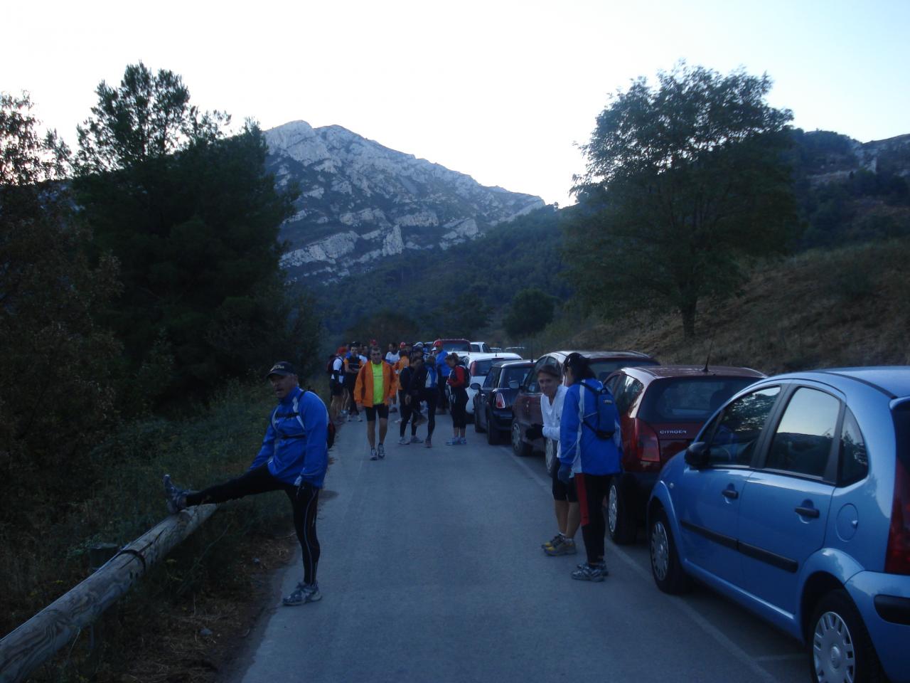 arrivée des participants à la 1ere recco