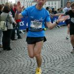 François au Marathon de Paris (1er Marathon et 3h56' bravo!))