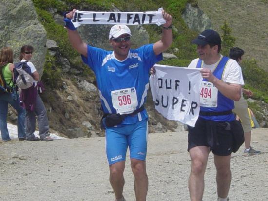 Chamonix  2006,           arrivée du Président