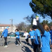 Arrivée d'ISABELLE à la corrida de Trets 2011