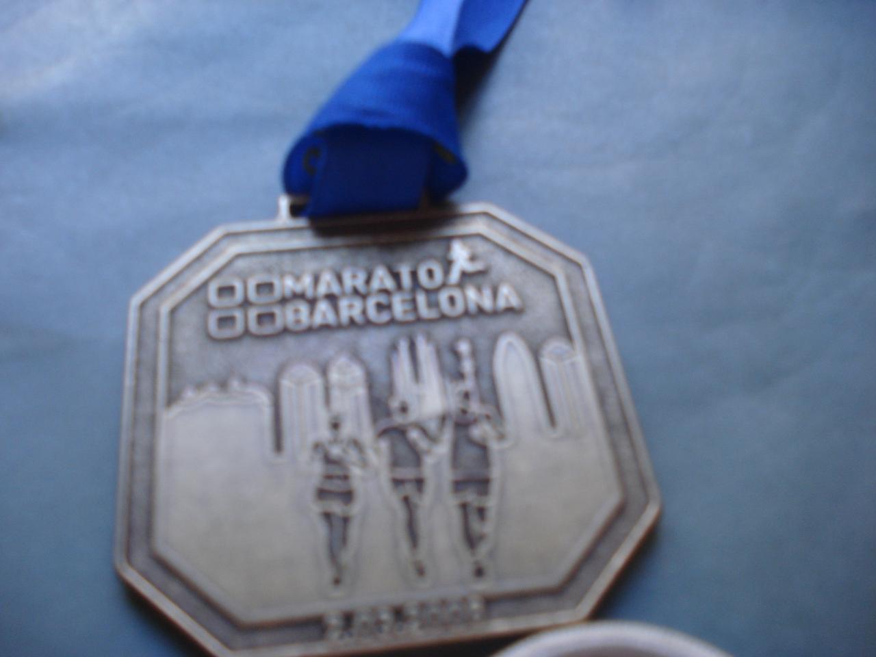 Médaille Marathon Barcelone