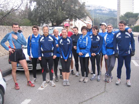 Entrainement trail    dans les calanques Marseillaises