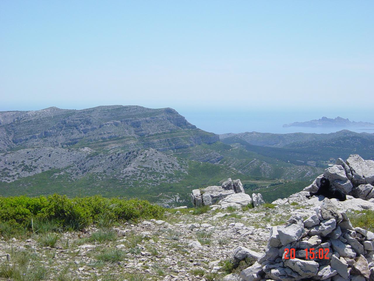 Vue vers La Gineste