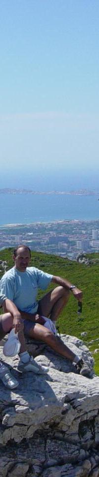 Vue de marseille du Mt Carpiagne