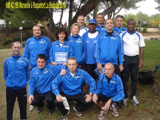 KM 42.195 Marseille à la Rondes des vignes 2010