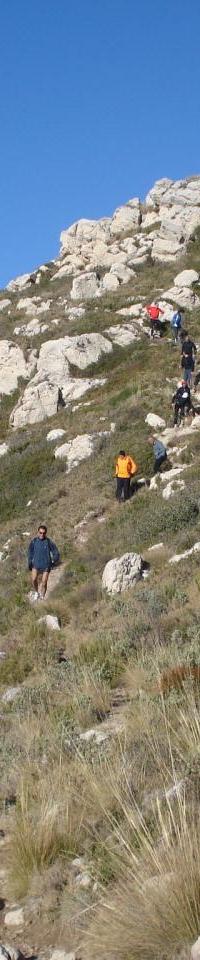 descente vers le col sabatier 2éme recco