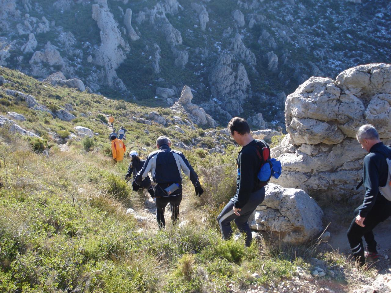 DESCENTE VERS COL SABATIER