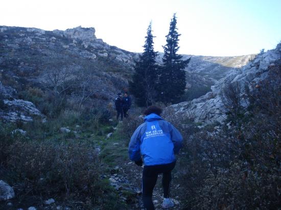 arrivée à la source des eaux vives