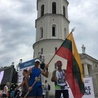 Jean Yves  et Michel à VILNUS 2017