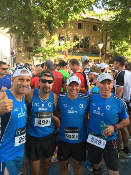 J-Yves, Jérome,Denis et Patrick au Ventoux