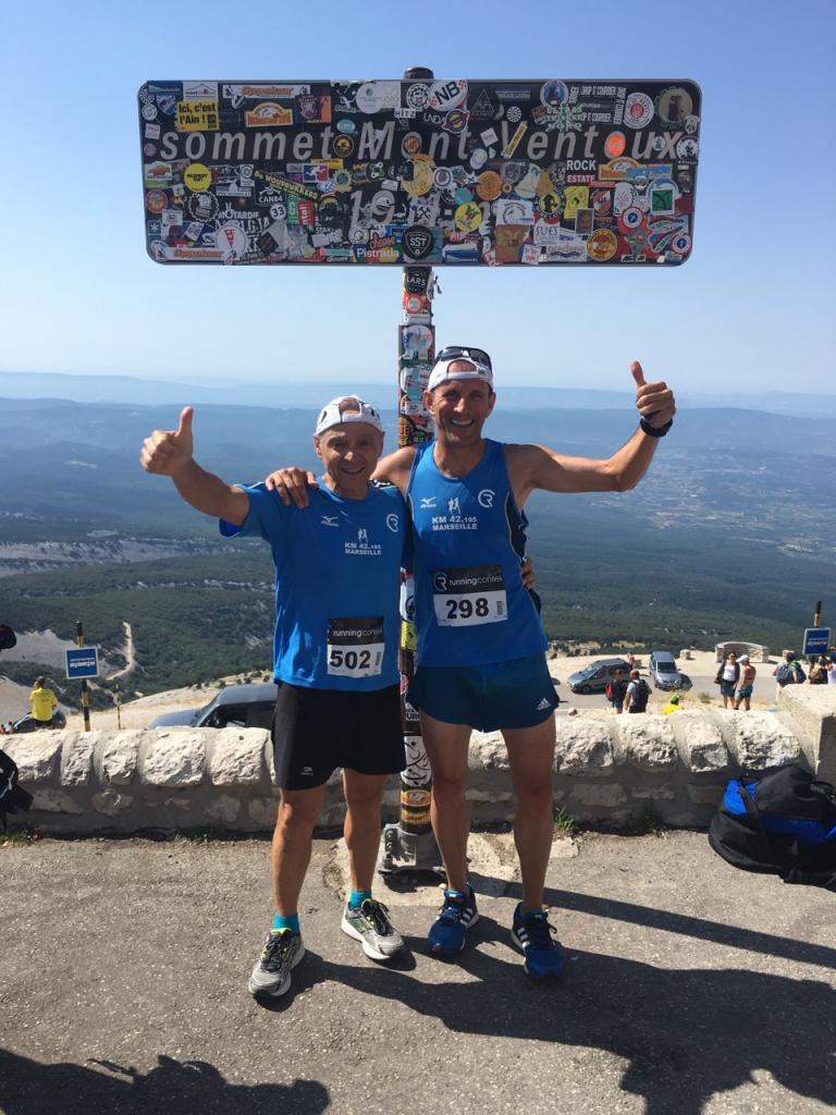 J-Yves et Denis  au Ventoux