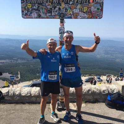 J-Yves et Denis  au Ventoux