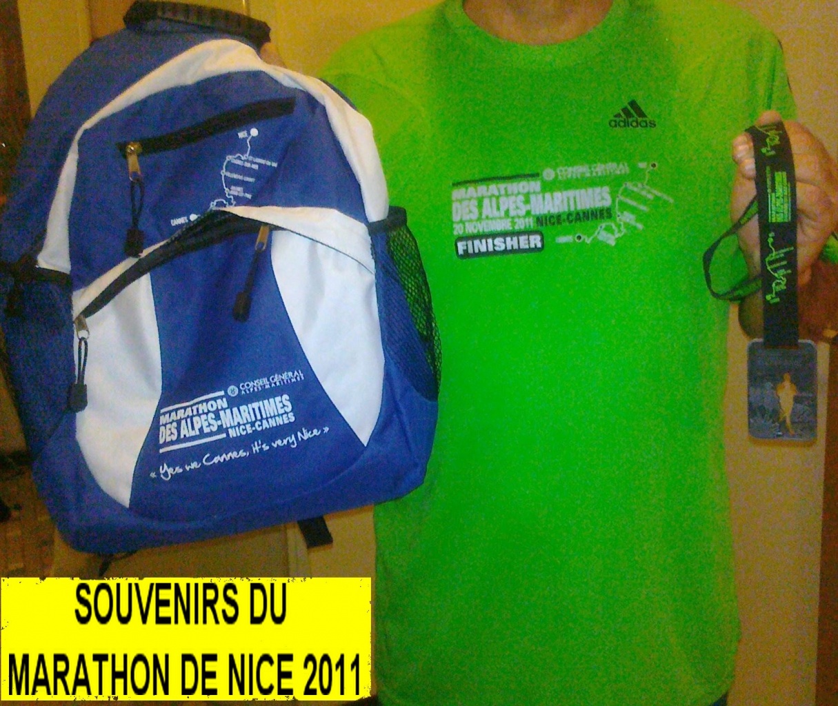 SOUVENIRS FINISHER MARATHON NICE 2011