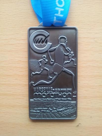 La médaille du Marathon 2013