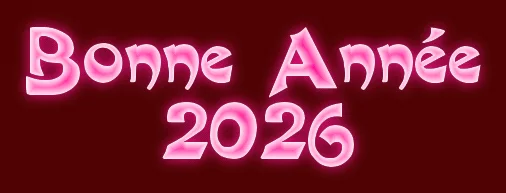 Glitter animation bonne annee 2026