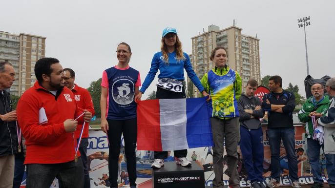 Irène Championne de France  FSGT (Sef 2) 10km sur route