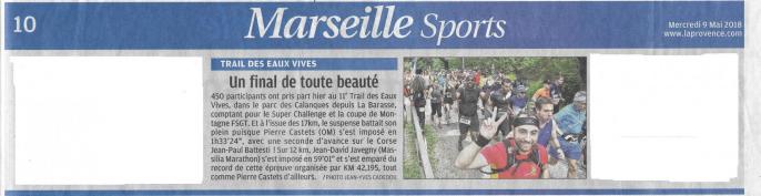 La provence 9 mai 2018